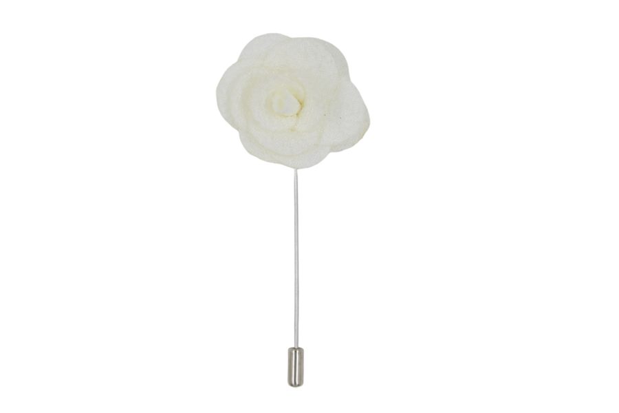 Καρφίτσα πέτου | λευκό λουλούδι