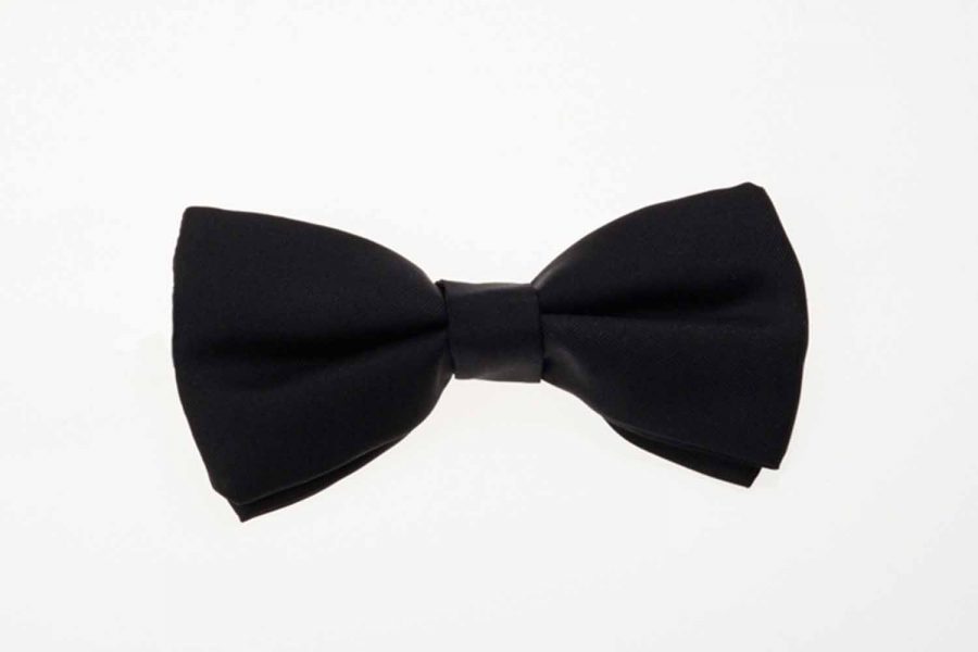 Παπιγιόν μαύρο, Μετάξι 100%