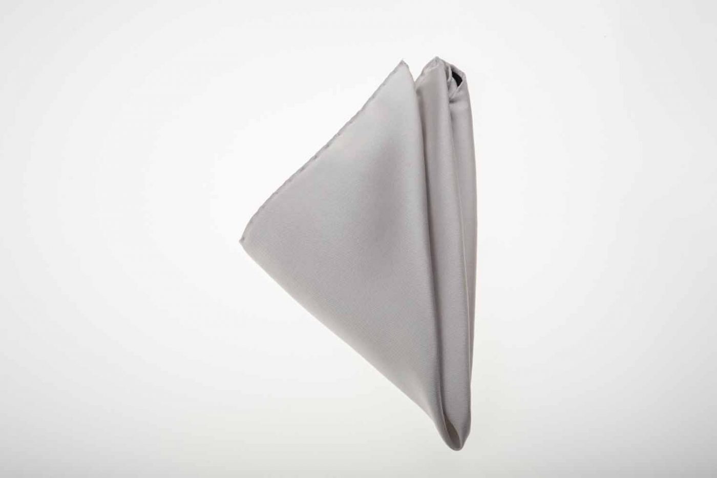 Pochette γκρί μονόχρωμο, Μετάξι 100% 1 Pochette γκρί μονόχρωμο, Μετάξι 100%