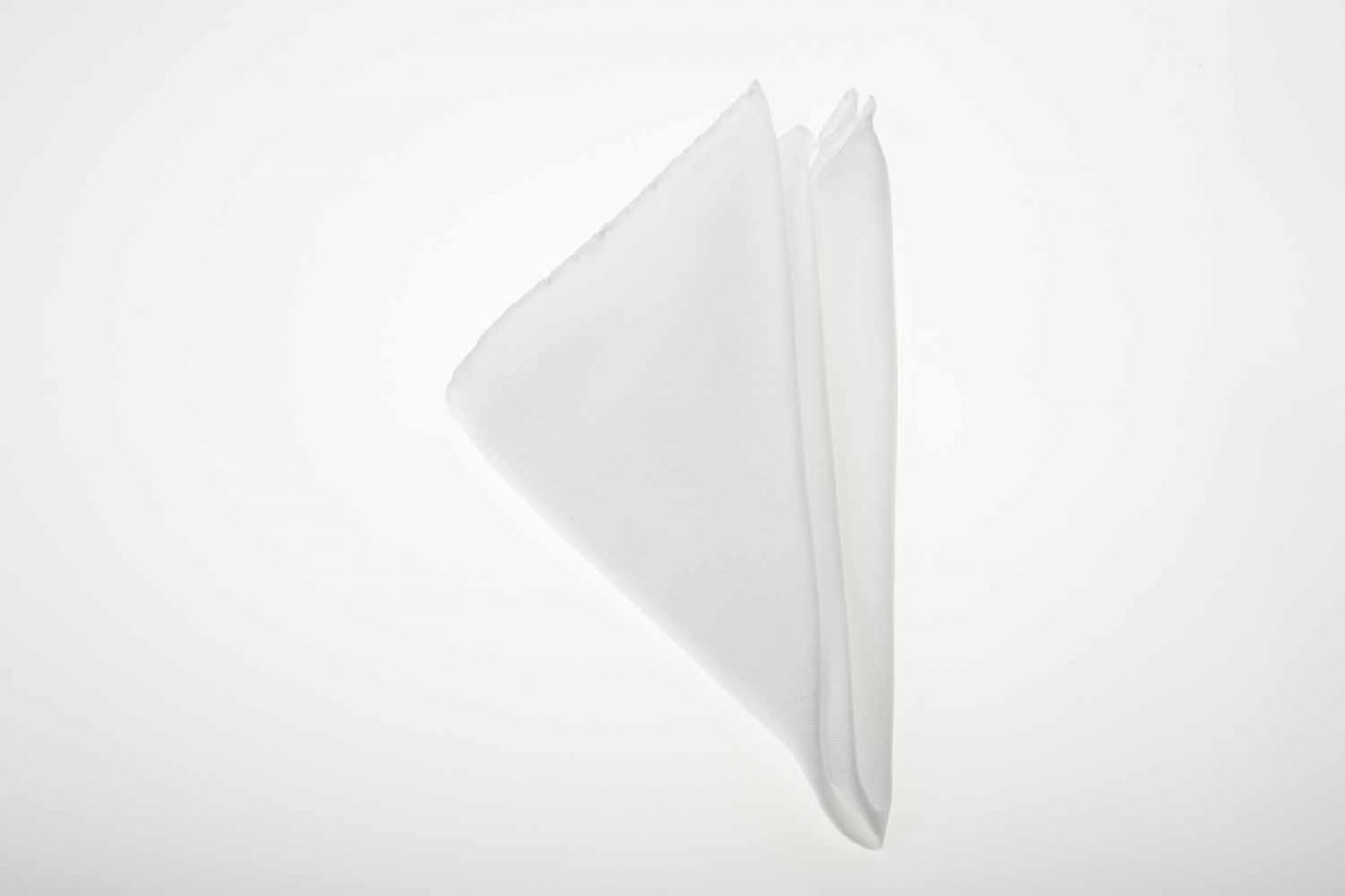 Pochette λευκό μονόχρωμο, Μετάξι 100% 1 Pochette λευκό μονόχρωμο, Μετάξι 100%
