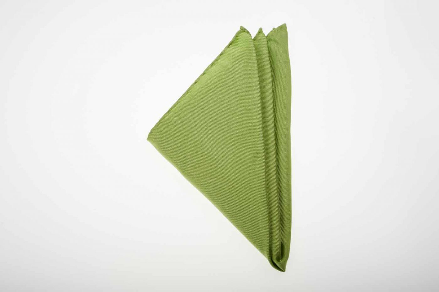 Pochette λαχανί μονόχρωμο, Μετάξι 100% 1 Pochette λαχανί μονόχρωμο, Μετάξι 100%