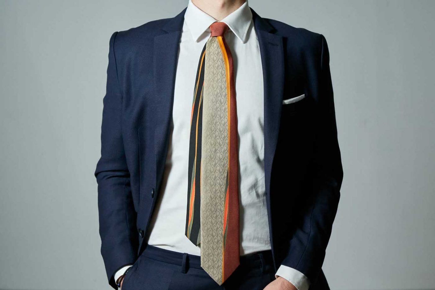 Γραβάτα συλλεκτική, Double sided, Μετάξι 100%