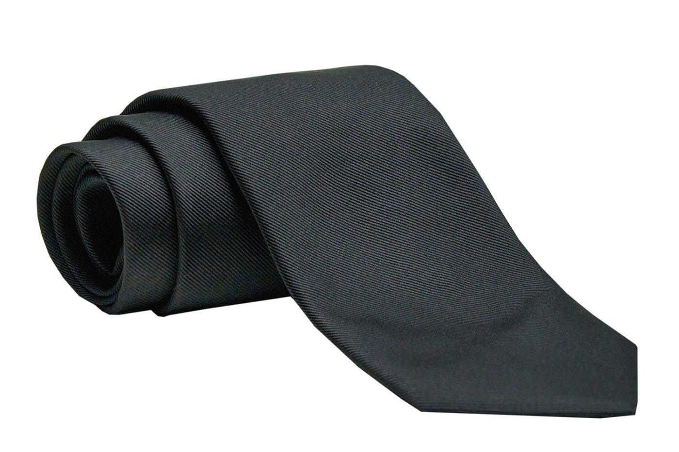 REPS1563 Γραβάτα μαύρη μονόχρωμη