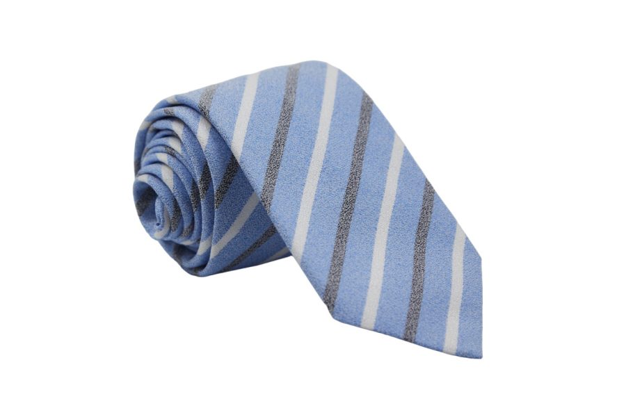 Γραβάτα σε ξεθωριασμένο μπλε, ριγέ