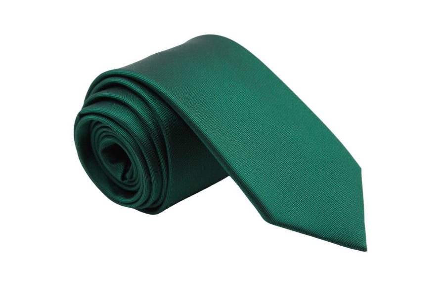 Γραβάτα πράσινη μονόχρωμη 7cm