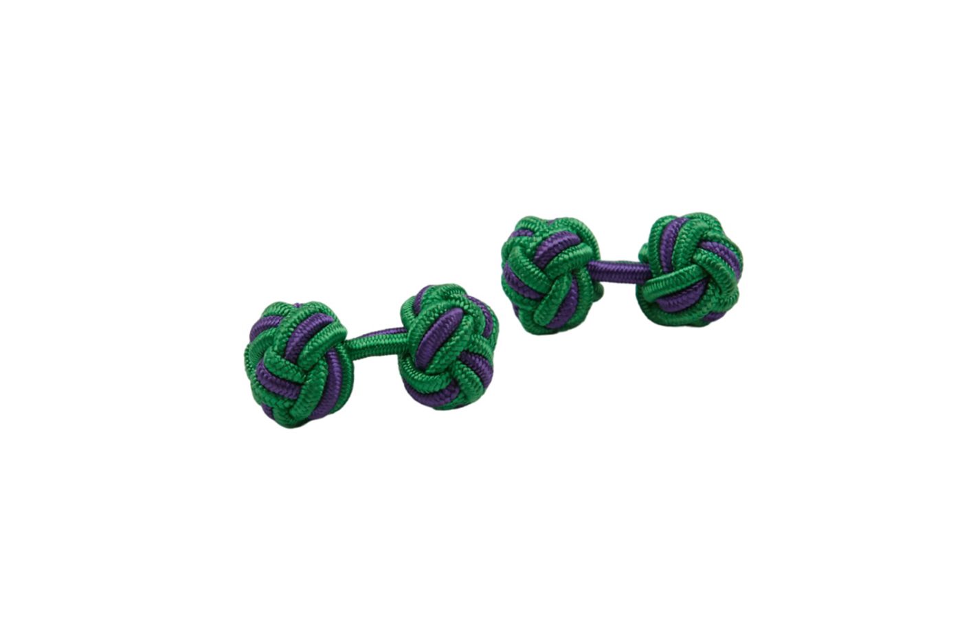 KNOT129 Κόμποι μανικετόκουμπα πράσινο μωβ