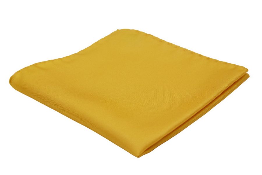 Μαντήλι τσέπης κίτρινο σκούρο