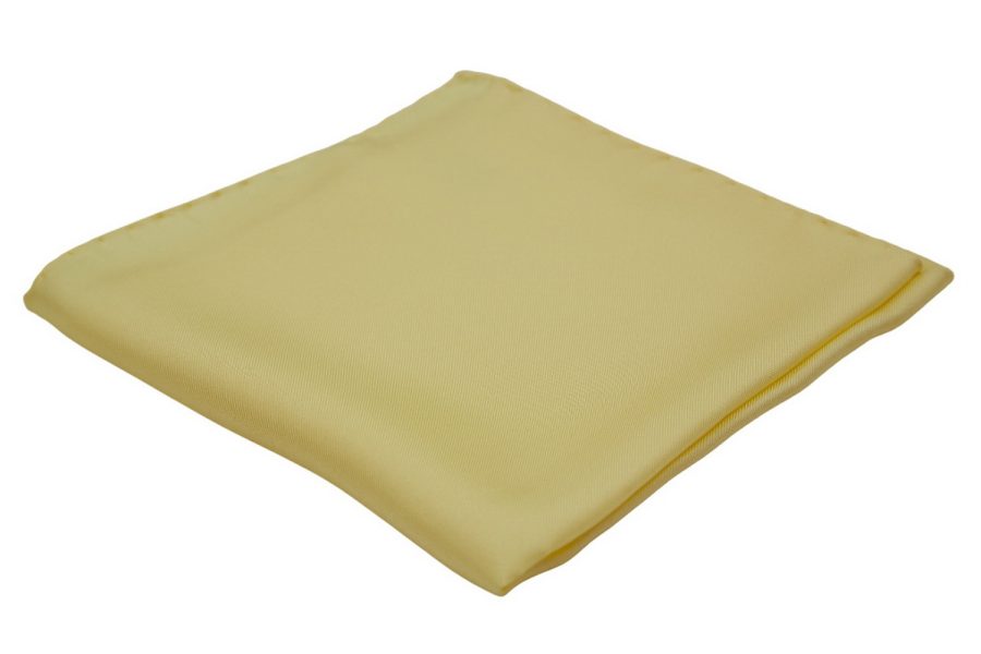 Μαντήλι τσέπης κίτρινο απαλό μετάξι 100%