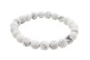 BRACEL0140 Βραχιόλι jade λευκό