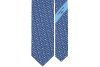 ATH1058 Μεταξωτή γραβάτα navy με ελεφαντάκια