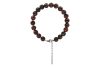 BRACEL0148 Βραχιόλι μάτι τίγρης κόκκινο