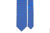 ATH1065 Μεταξωτή γραβάτα blue electric με παπαγάλους