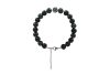 BRACEL0150 Βραχιόλι jade πράσινο / όνυχας