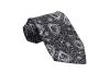 Γραβάτα μαύρη / λευκά λαχούρια