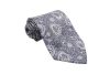 Γραβάτα γκρί / λευκά λαχούρια