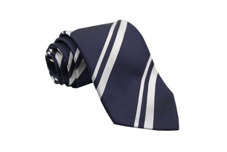 Γραβάτα μπλε / λευκές ρίγες