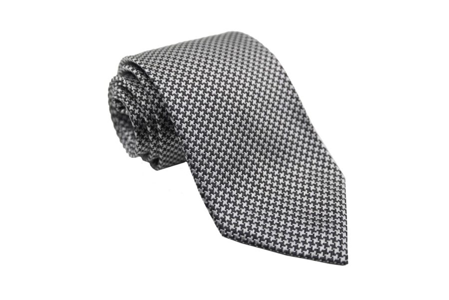 Γραβάτα μαύρη pied de poule