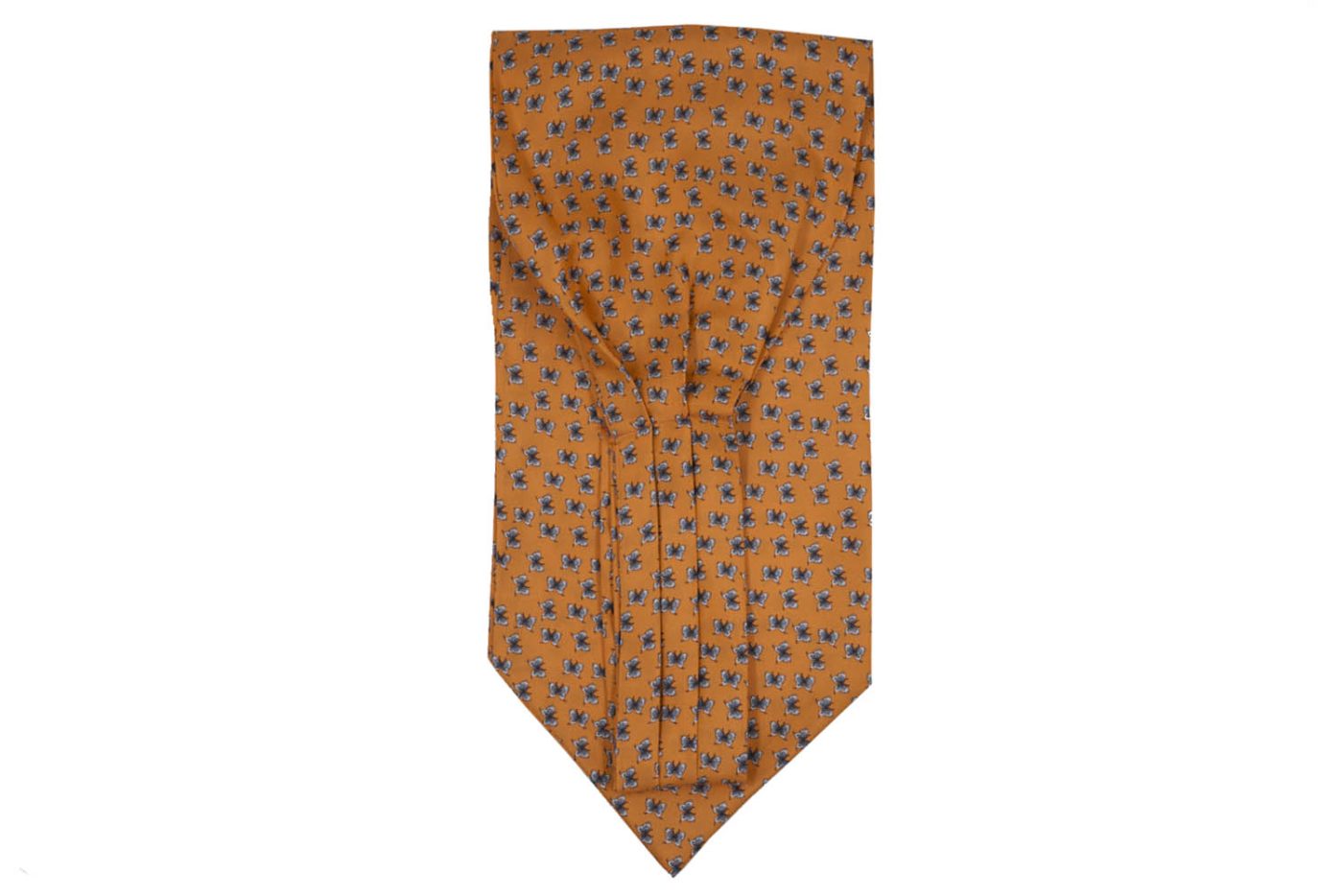 Φουλάρι Ascot / Πορτοκαλί με πεταλούδες