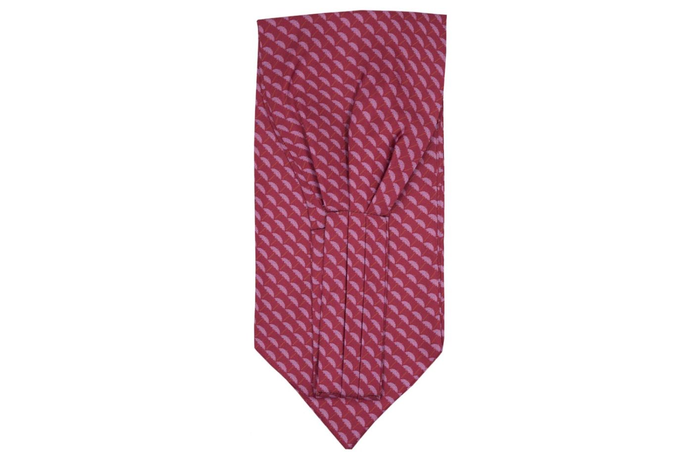 Φουλάρι Ascot / Κόκκινο με ομπρέλες