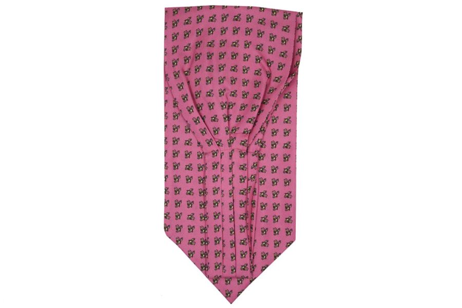 Φουλάρι Ascot / Ροζ με αστακούς