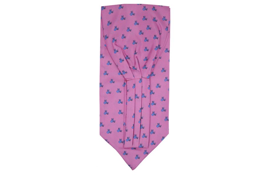 Φουλάρι Ascot / Ροζ με χταπόδια