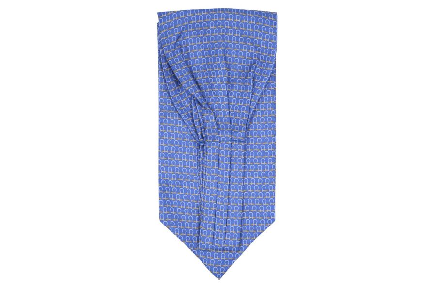 Φουλάρι Ascot / Μπλε με πέταλα