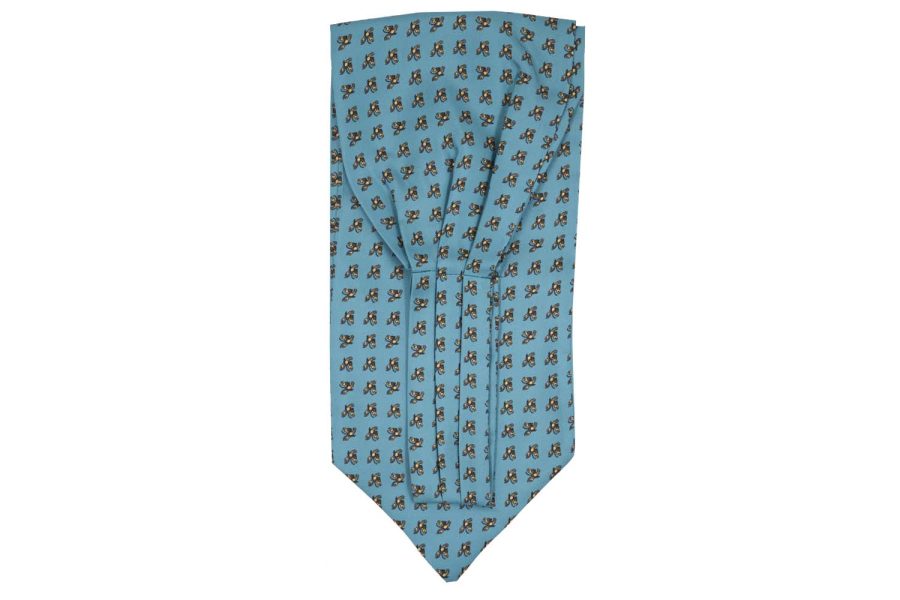 Φουλάρι Ascot / Πετρόλ με ομπρέλες