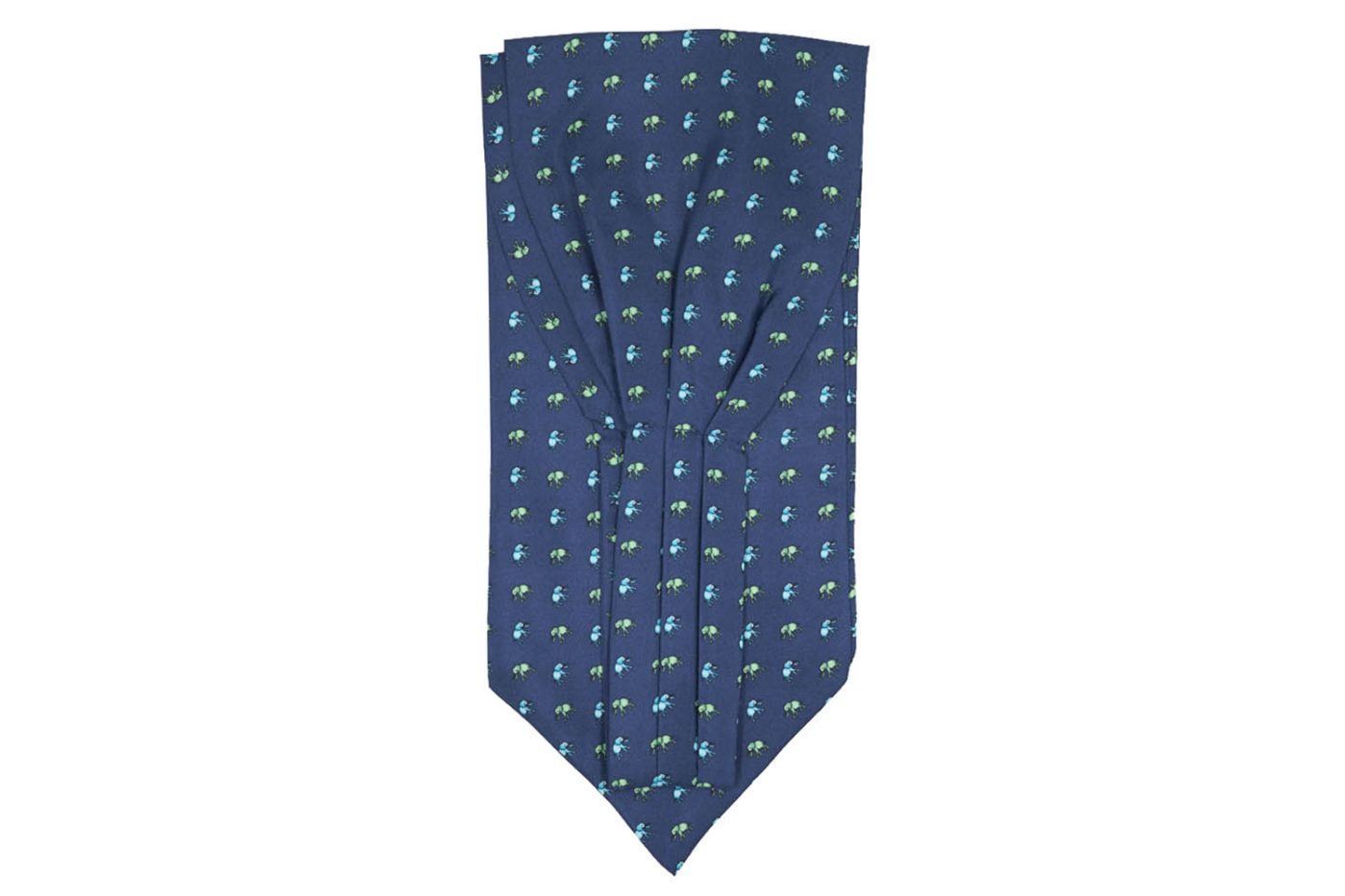 Φουλάρι Ascot / Μπλε με ελεφαντάκια