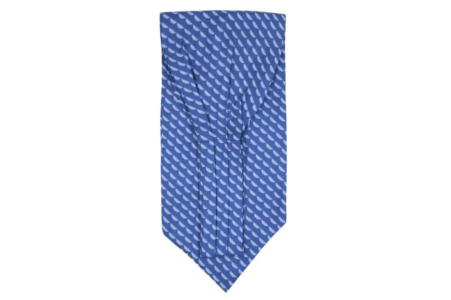 Φουλάρι Ascot / Μπλε με ομπρέλες