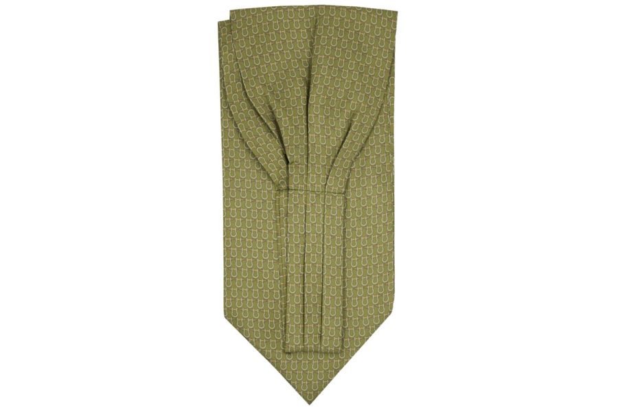 Φουλάρι Ascot / Λαδί με πέταλα