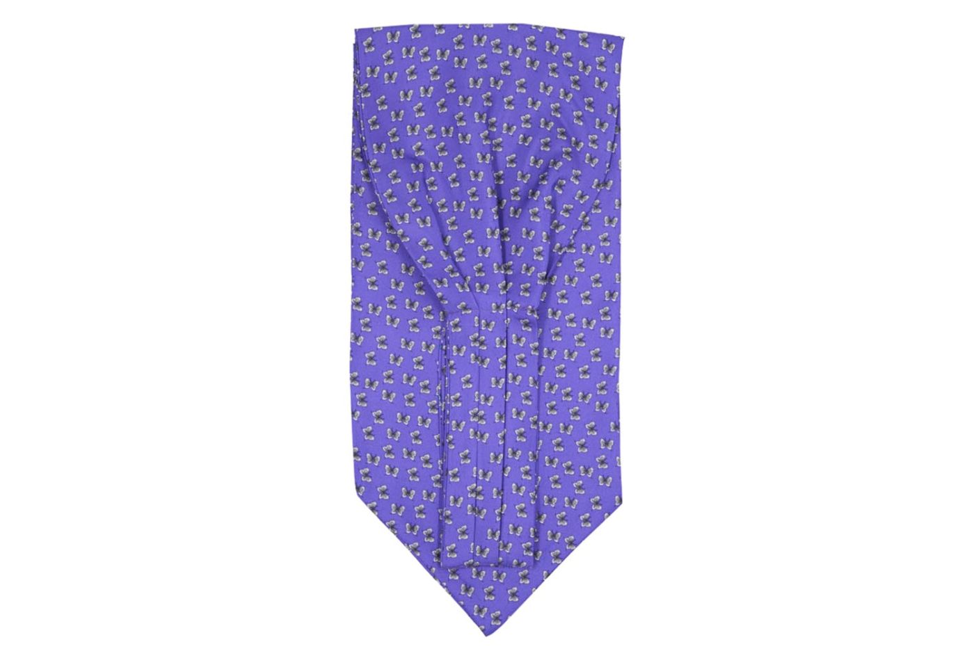 Φουλάρι Ascot / Μωβ με πεταλούδες