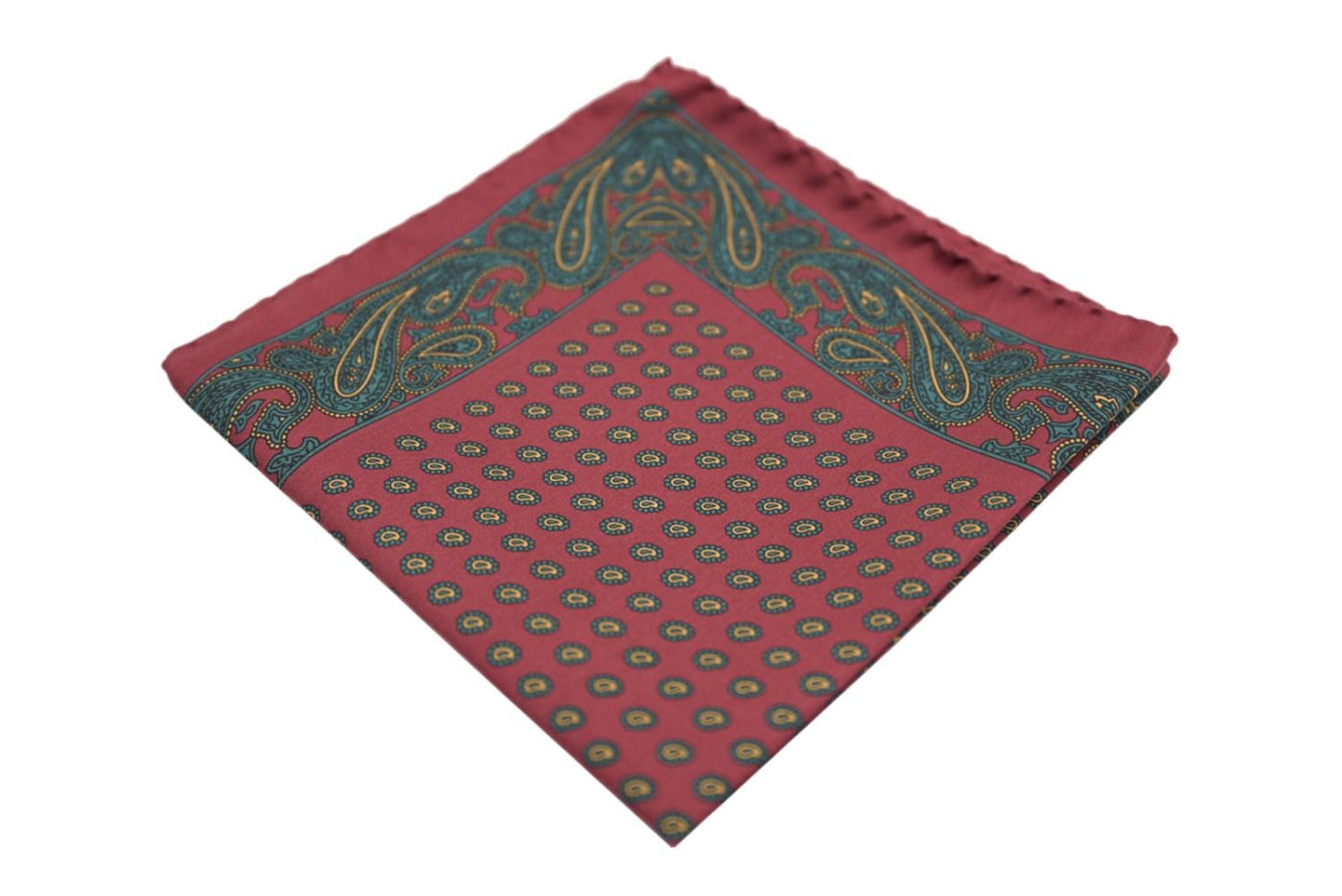 Μαντήλι τσέπης μπορντό / λαχούρια