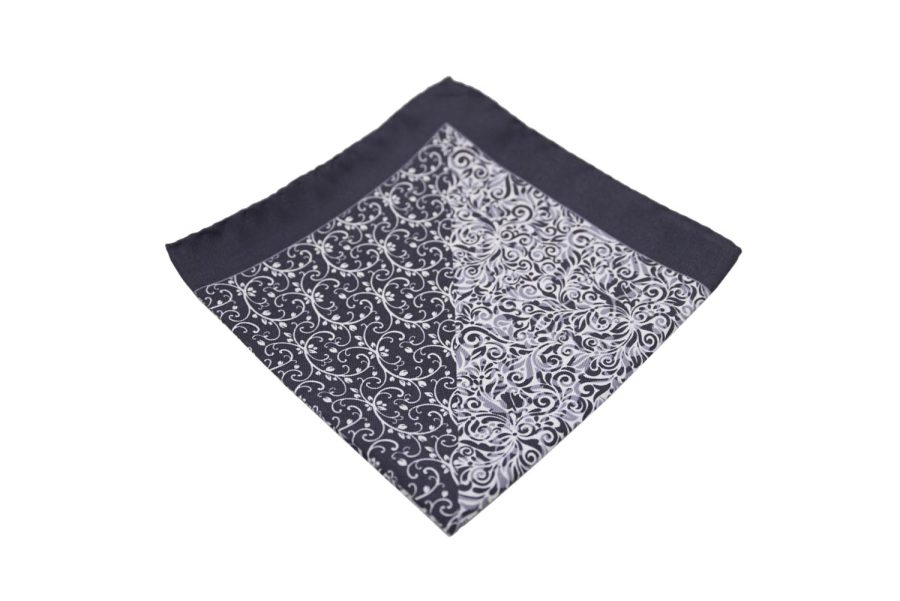 Μαντήλι τσέπης μαύρο / λαχούρια