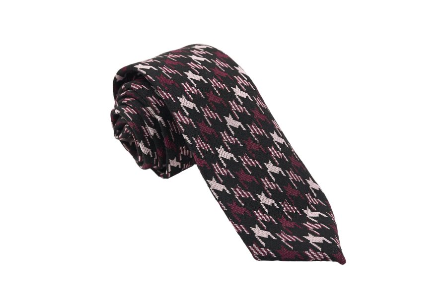 Γραβάτα μαύρη / pied de poule
